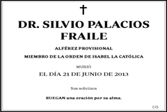 Silvio Palacios Fraile